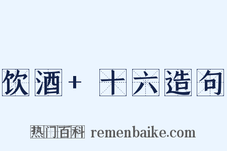 饮酒+十六造句是什么意思的图片